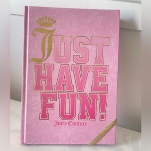 Juicy Couture Pink and Gold Fun Journal